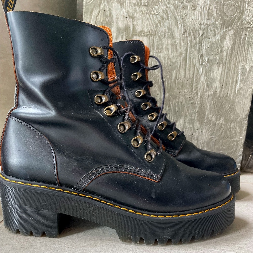 Dr. Martens Leona Heeled Boot, US Women's size 10